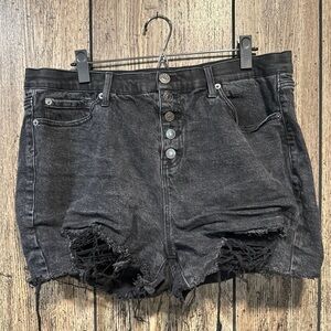 Torrid High-Rise short short classic Denim shorts